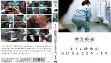 DMAT-018 Silent molestation: Alone with the toilet cleaning lady