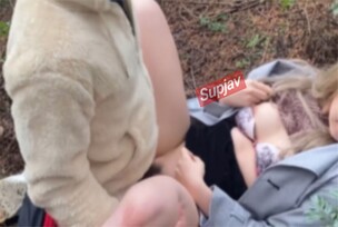 FC2-PPV-1346357 [Limited quantity] "Face revealed, thin mosaic, no location gauss" delivery. Take your best friend's sister to the forest with your senior and force her to cum inside you.