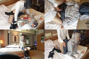 FC2-PPV-4860563 [Personal shooting] F-cup beauty big-breasted KanColle Kashima cosplayer and official management costume love hotel photo shoot and raw sex